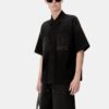 AMIRI 3D SHORT SLEEVE SNAP SHIRT