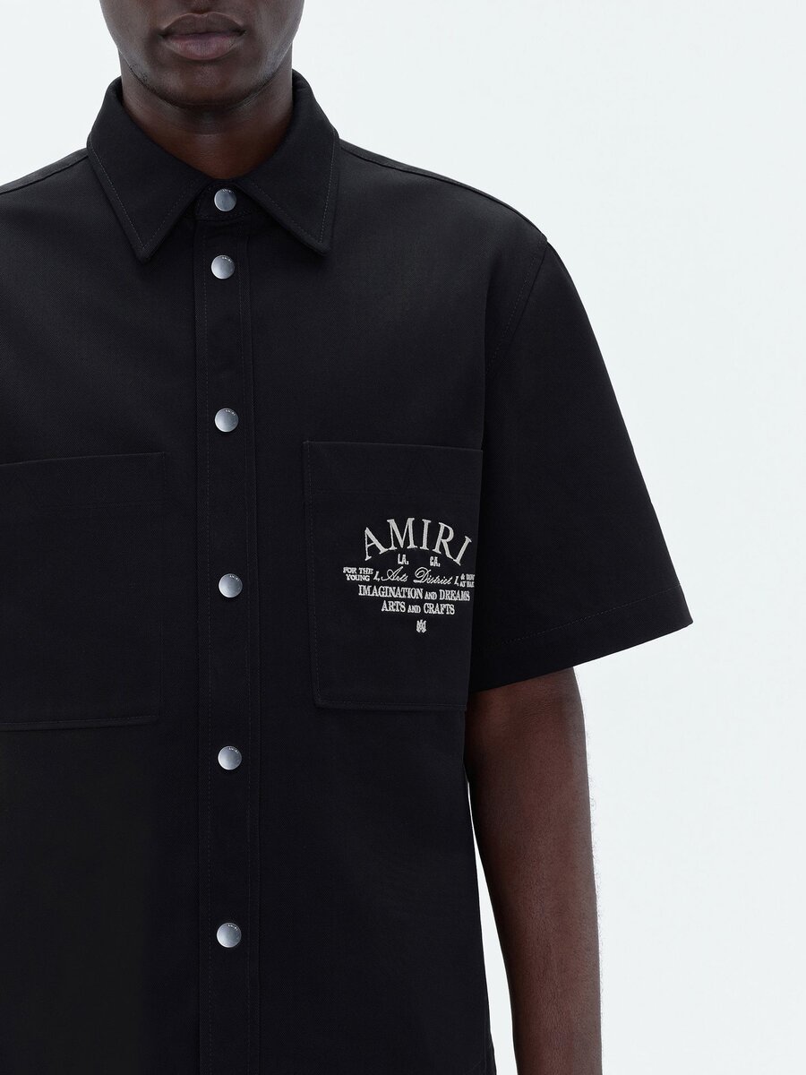 AMIRI ARTS DISTRICT CAMP SHIRT
