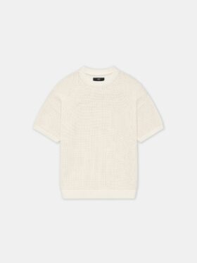 AMIRI CROCHET MESH TSHIRT