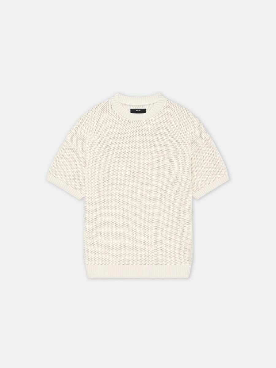 AMIRI CROCHET MESH TSHIRT
