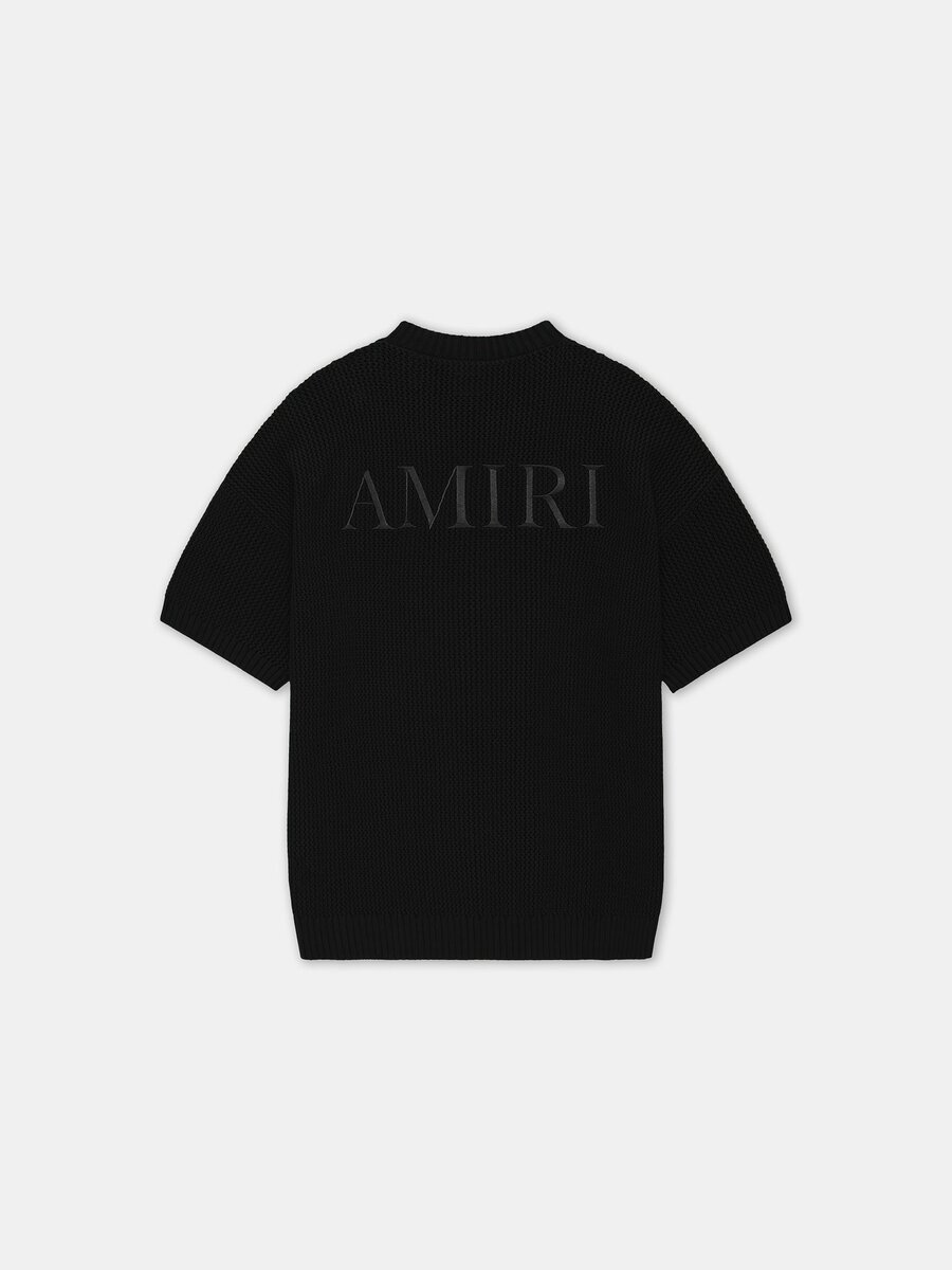 AMIRI CROCHET MESH TSHIRT