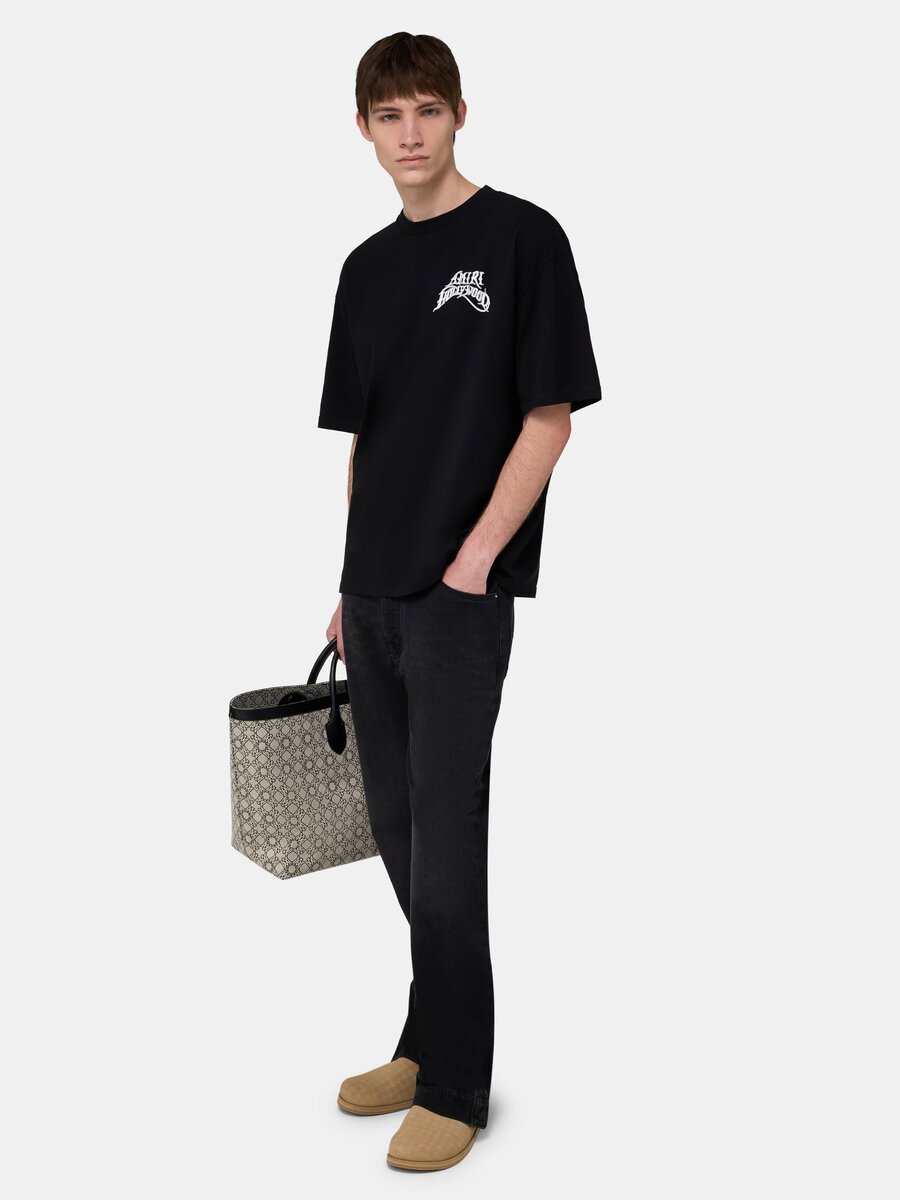 AMIRI HOLLYWOOD LIGHTWEIGHT JERSEY SKATE TEE