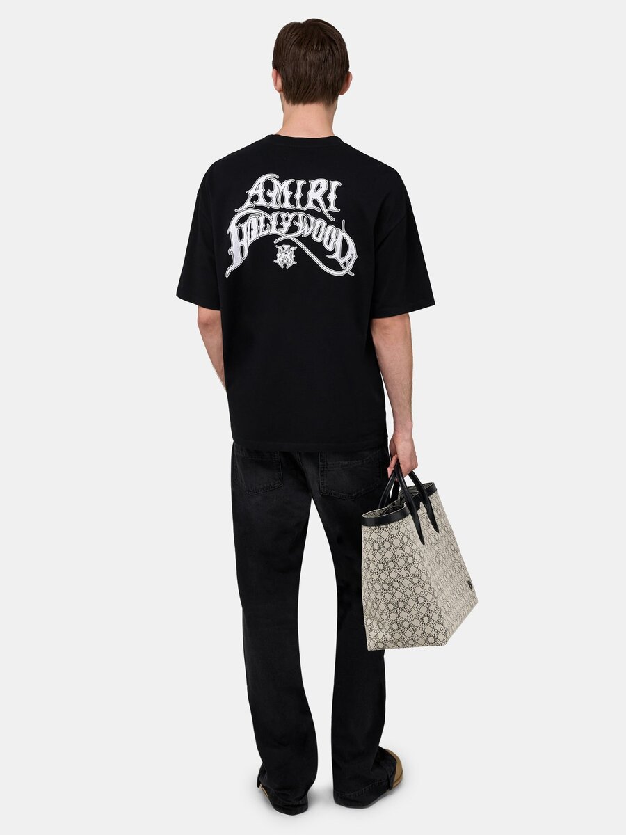 AMIRI HOLLYWOOD LIGHTWEIGHT JERSEY SKATE TEE