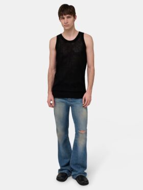 AMIRI KNIT MESH TANK
