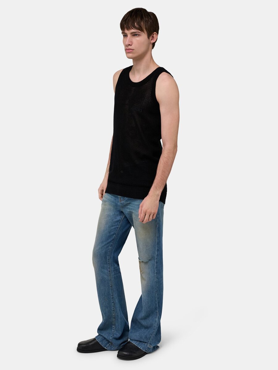 AMIRI KNIT MESH TANK