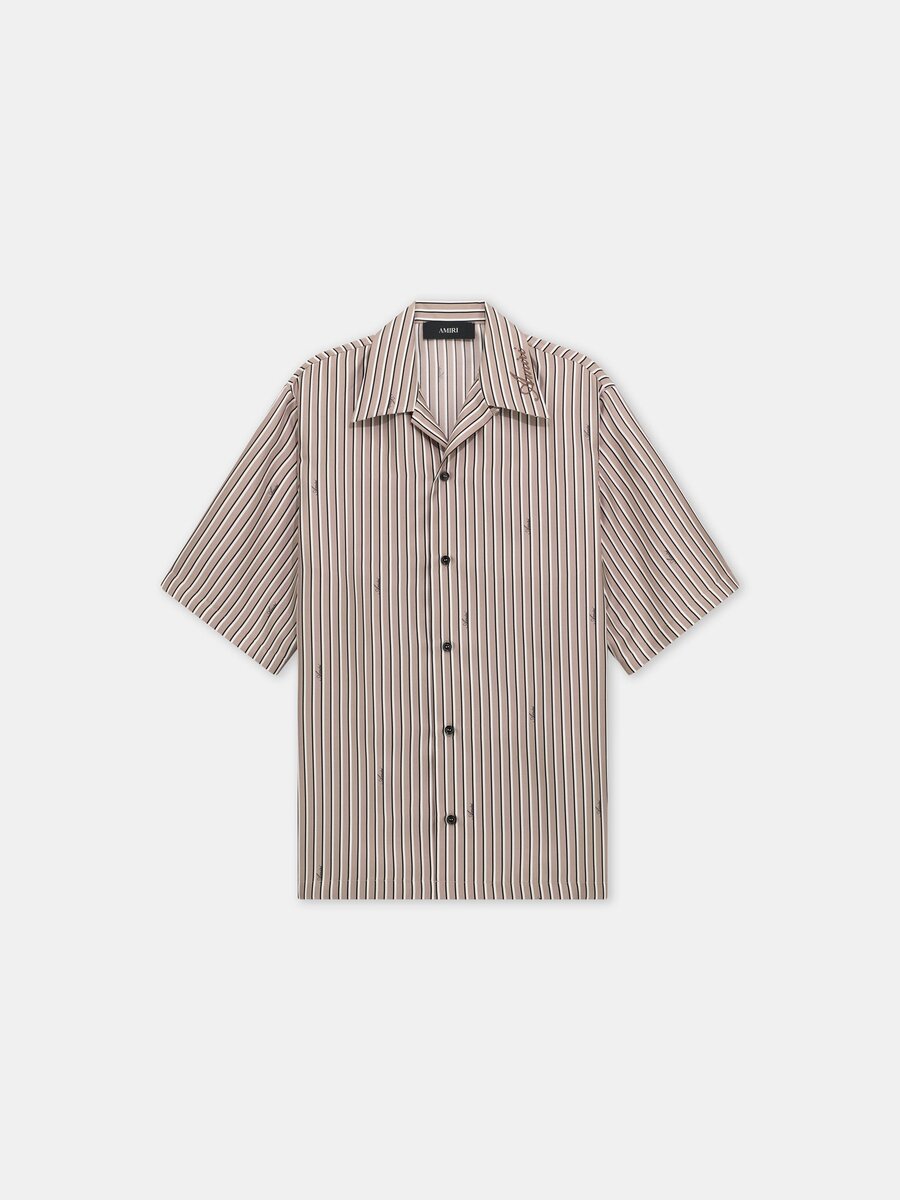 AMIRI SCRIPT BOWLING SHIRT