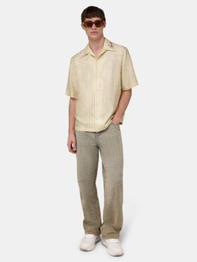 AMIRI SCRIPT BOWLING SHIRT
