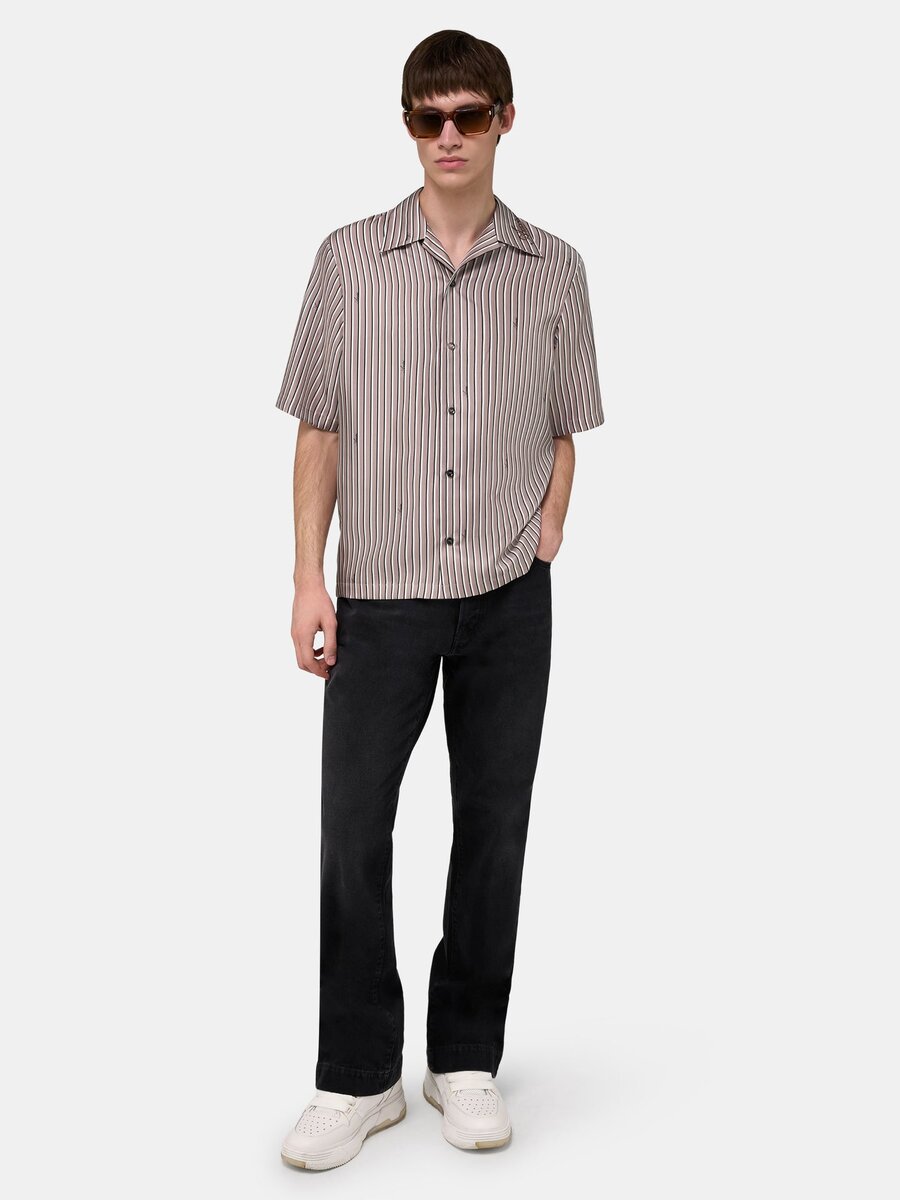 AMIRI SCRIPT BOWLING SHIRT