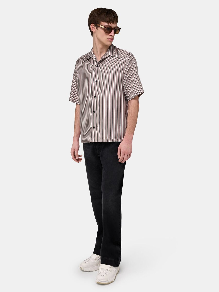 AMIRI SCRIPT BOWLING SHIRT