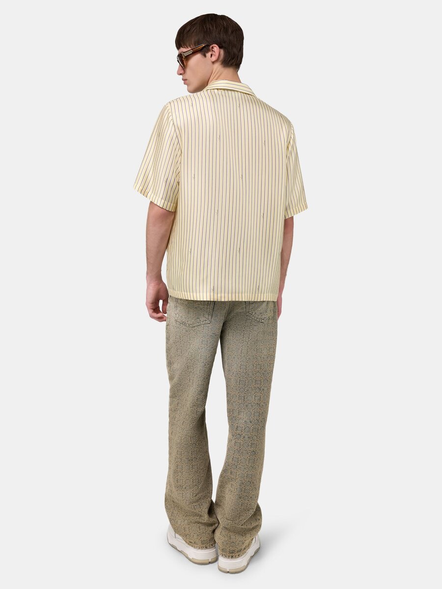 AMIRI SCRIPT BOWLING SHIRT
