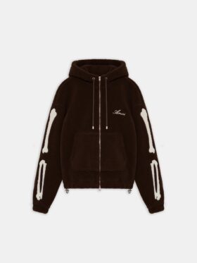 BONES FLEECE ZIP HOODIE