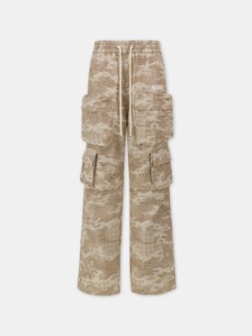CAMO DRAWSTRING CARGO PANT