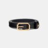 CROC EMBOSSED 2CM BELT