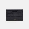 CROC EMBOSSED CARD HOLDER