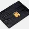 CROC EMBOSSED CARD HOLDER