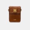 CROC EMBOSSED CIGARETTE CASE