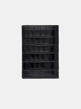 CROC EMBOSSED PASSPORT HOLDER