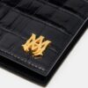 CROC EMBOSSED PASSPORT HOLDER