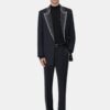 EMBELLISHED LAPEL SINGLE-BREASTED BLAZER
