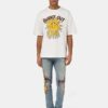 FLAMES EMB SKINNY JEAN