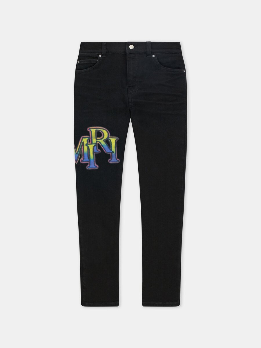 KIDS' AMIRI STAGGERED JEAN