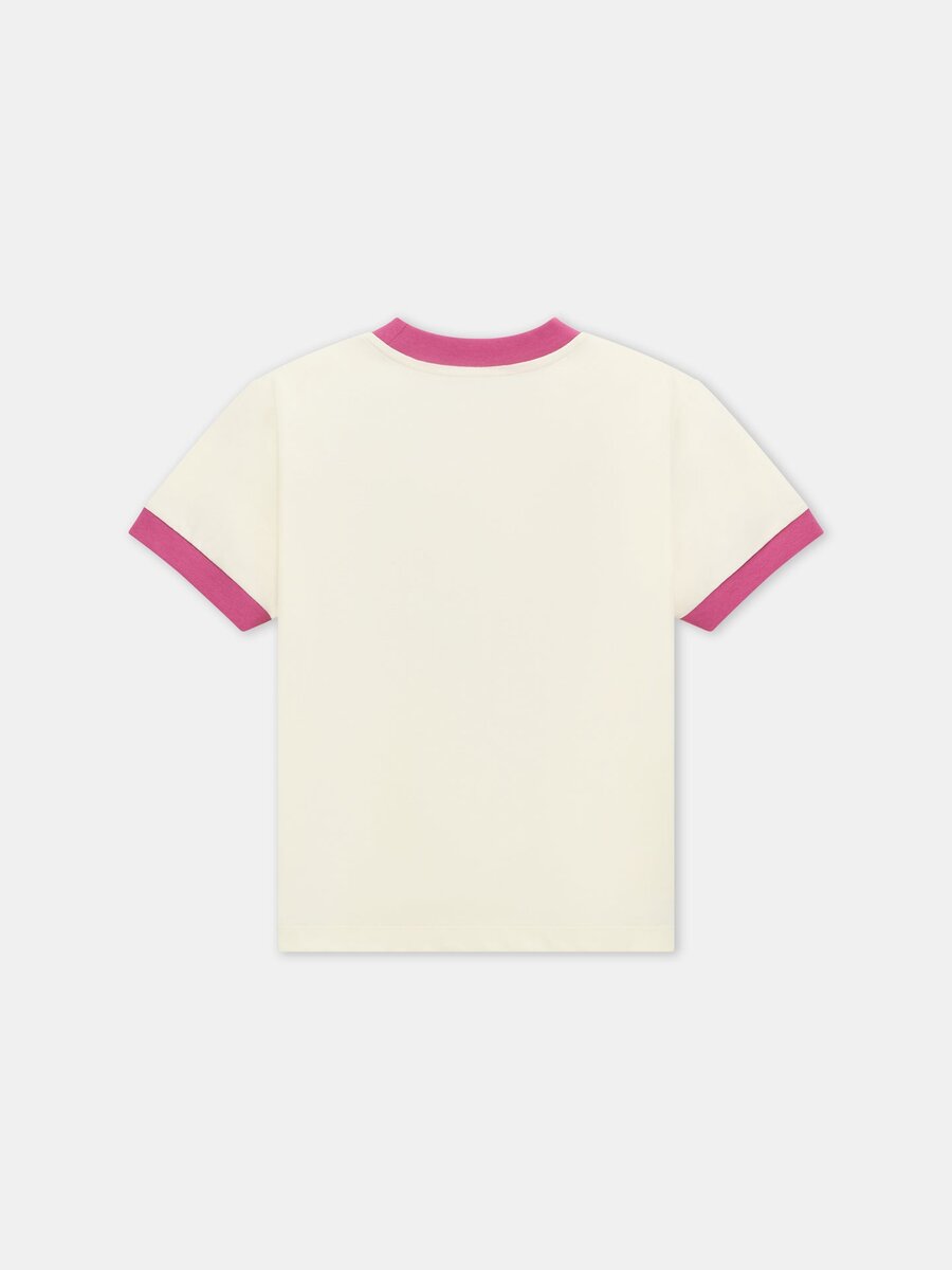 KIDS' AMIRI STAGGERED RINGER TEE