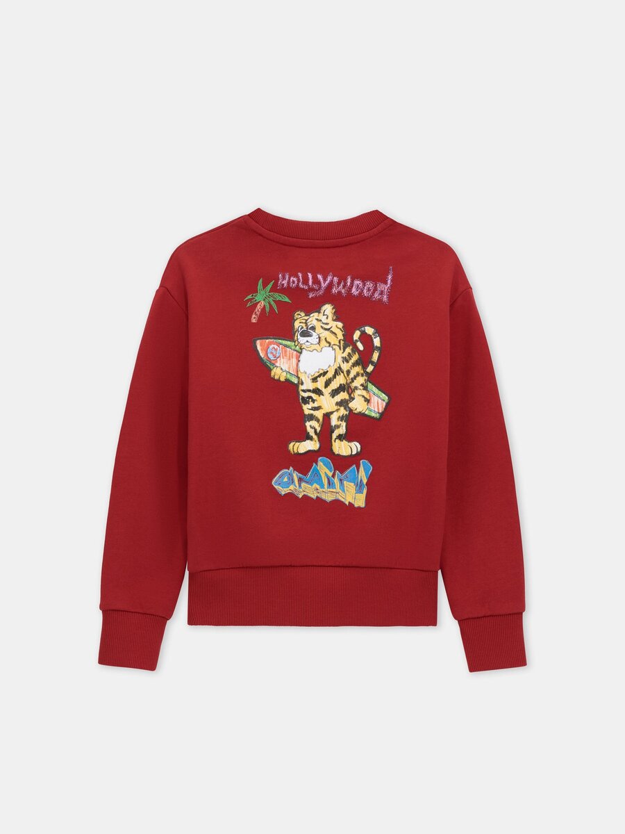 KIDS' AMIRI TIGER CREW
