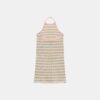 KIDS' MA STRIPE HALTER DRESS