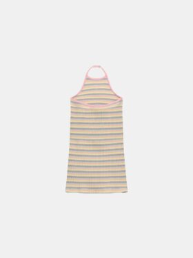KIDS’ MA STRIPE HALTER DRESS