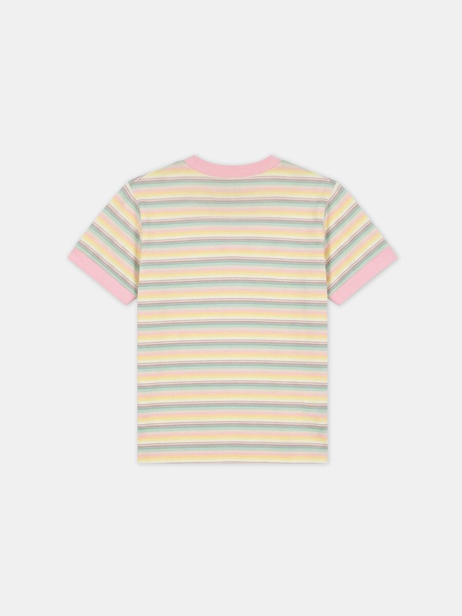 KIDS' MA STRIPED RINGER TEE