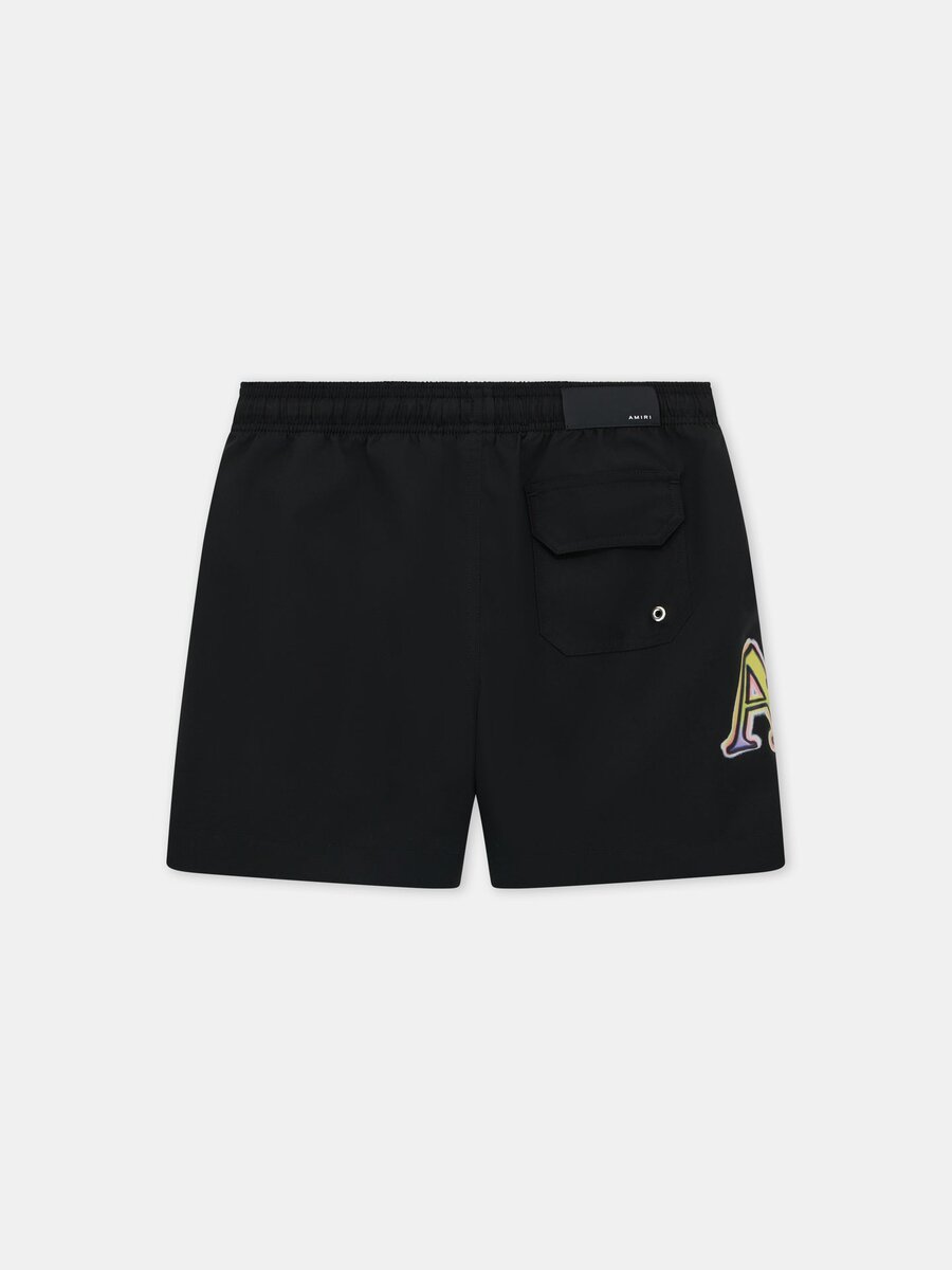 KIDS' STAGGERED SWIM SHORT