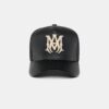 LEATHER MA TRUCKER HAT