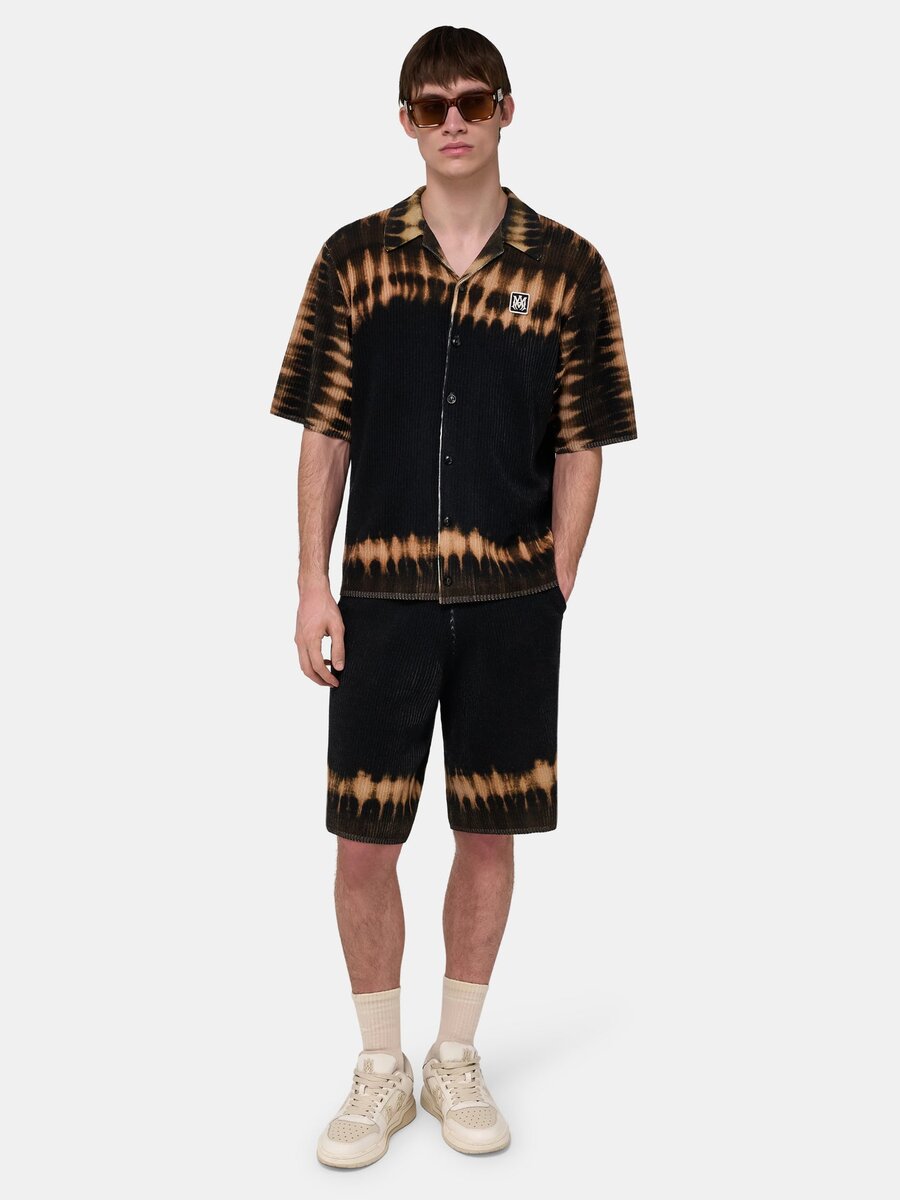 MA PATCH TIE DYE KNIT SHIRT