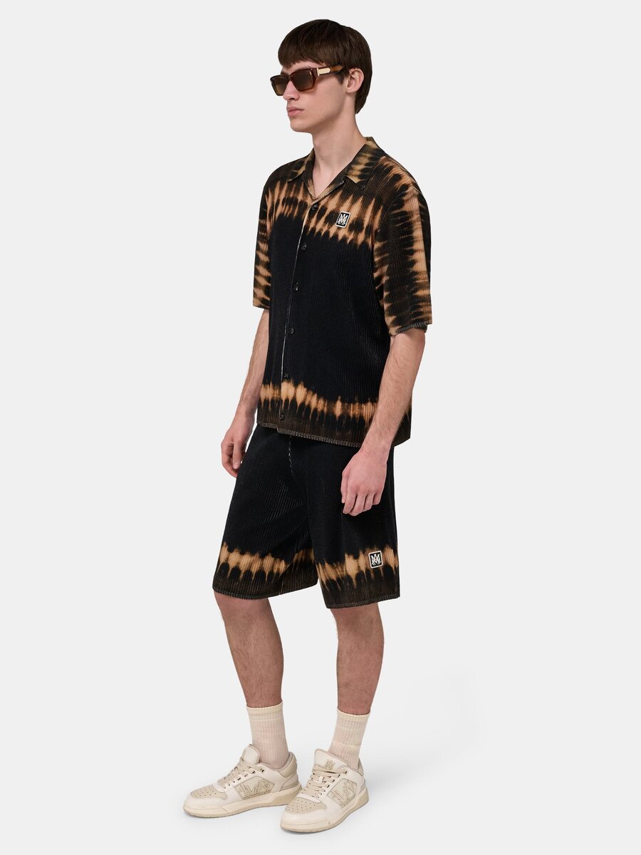 MA PATCH TIE DYE KNIT SHIRT
