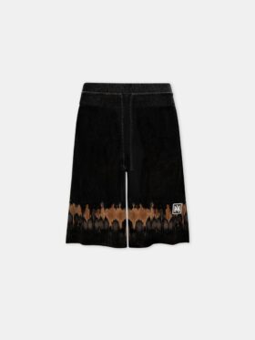 MA PATCH TIE DYE KNIT SHORT