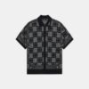 MA QUAD CHECK MESH KNIT SHIRT