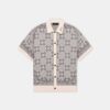 MA QUAD CHECK MESH KNIT SHIRT