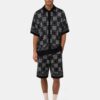 MA QUAD CHECK MESH KNIT SHIRT