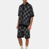MA QUAD CHECK MESH KNIT SHIRT