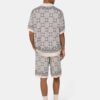 MA QUAD CHECK MESH KNIT SHIRT
