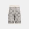 MA QUAD CHECK MESH KNIT SHORT