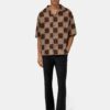 MA QUAD CHECKER OVERSIZED CAMP SHIRT