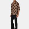 MA QUAD CHECKER OVERSIZED CAMP SHIRT