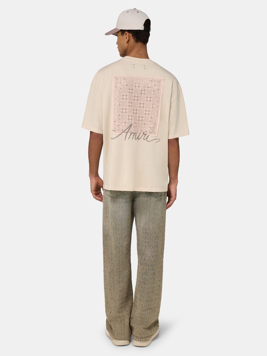 MA QUAD CHECKERBOARD OVERSIZED TEE
