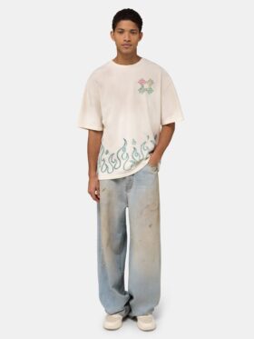 MA QUAD FLAMES OVERSIZED TEE