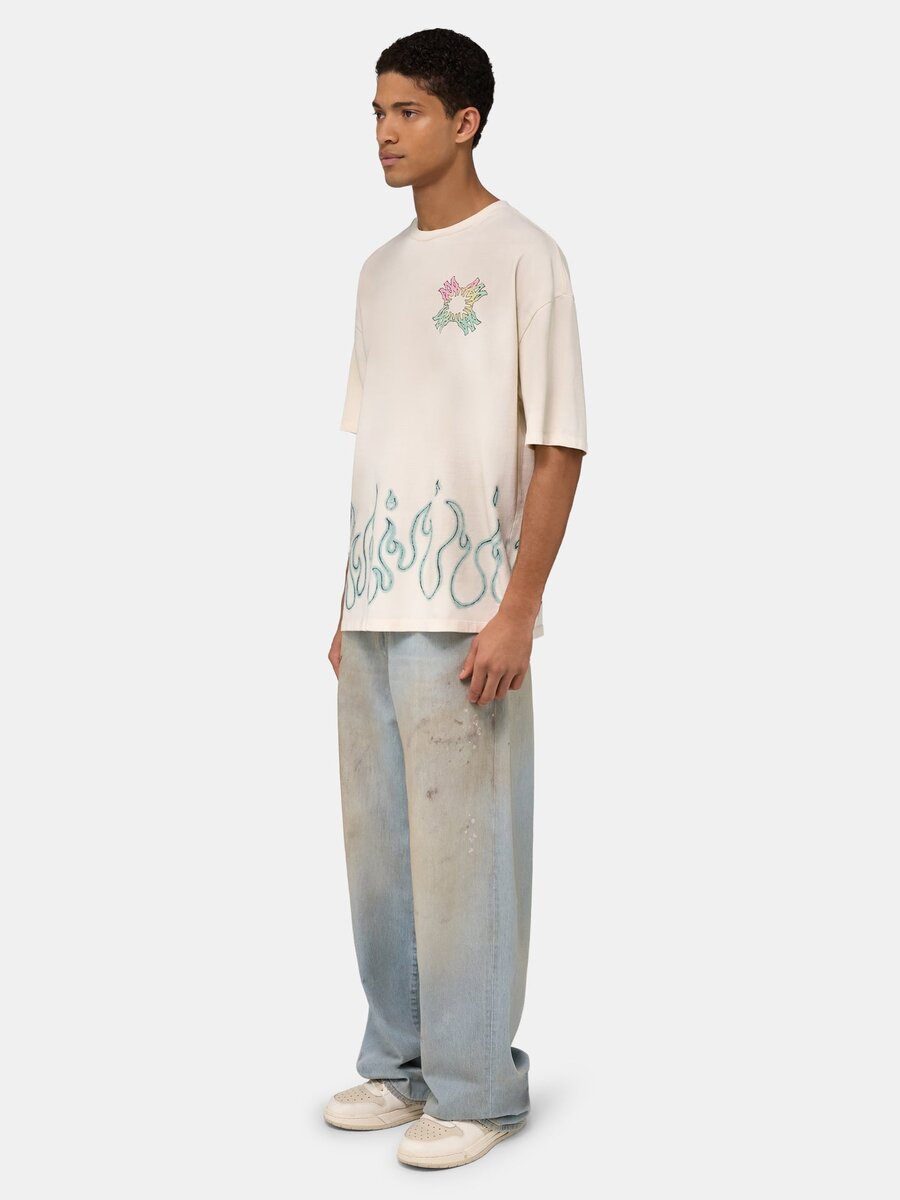 MA QUAD FLAMES OVERSIZED TEE