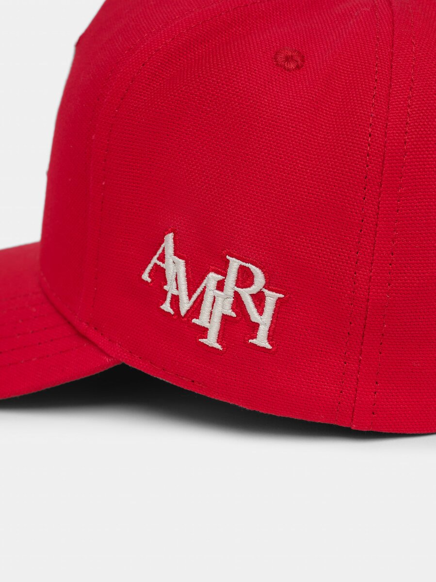 MA STAGGERED AMIRI FULL CANVAS HAT