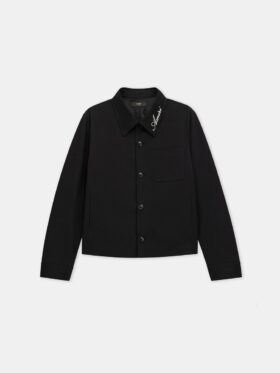 SCRIPT COLLAR SHIRT JACKET