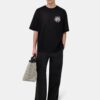 SCRIPT LINEN GD CASUAL PANT