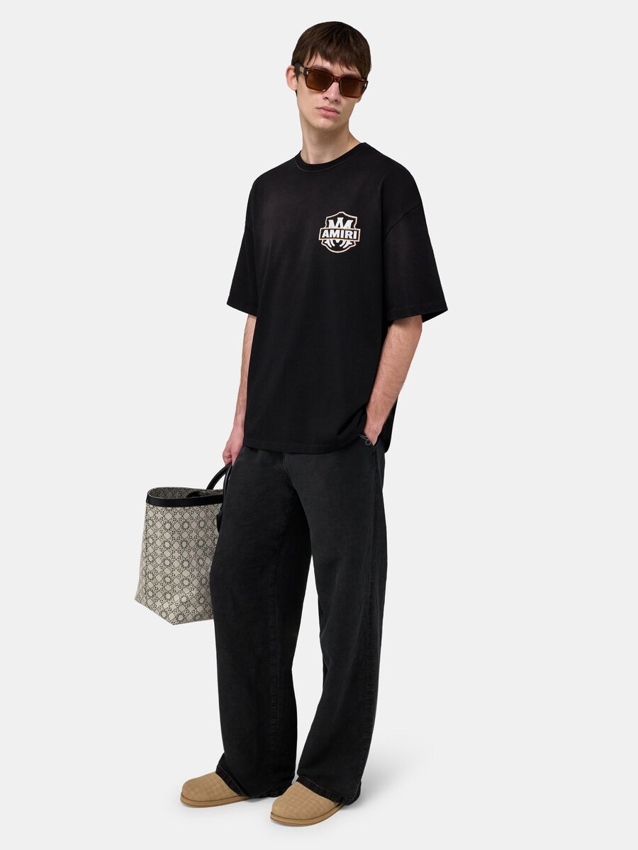 SCRIPT LINEN GD CASUAL PANT